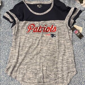 NFL Patriots women’s Tee - Navy and Gray